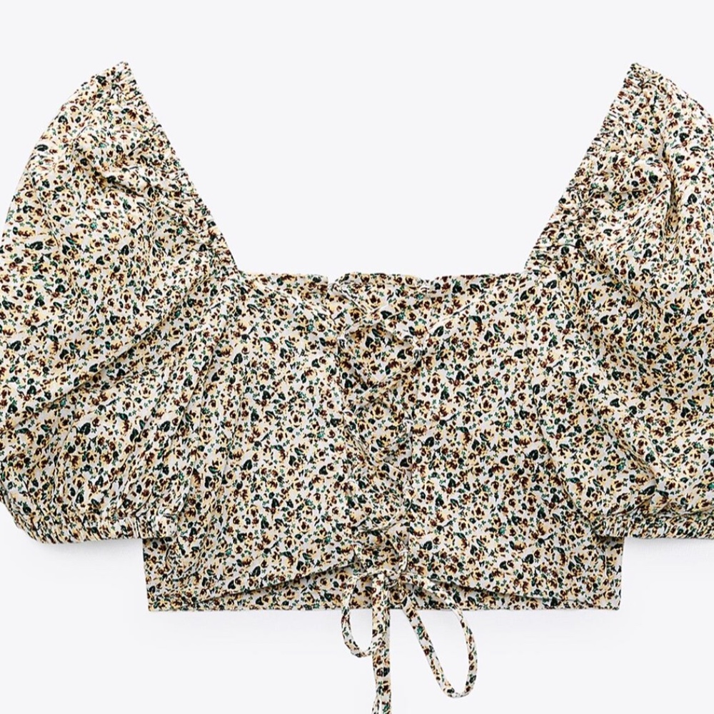 Zara Cropped Top Size S